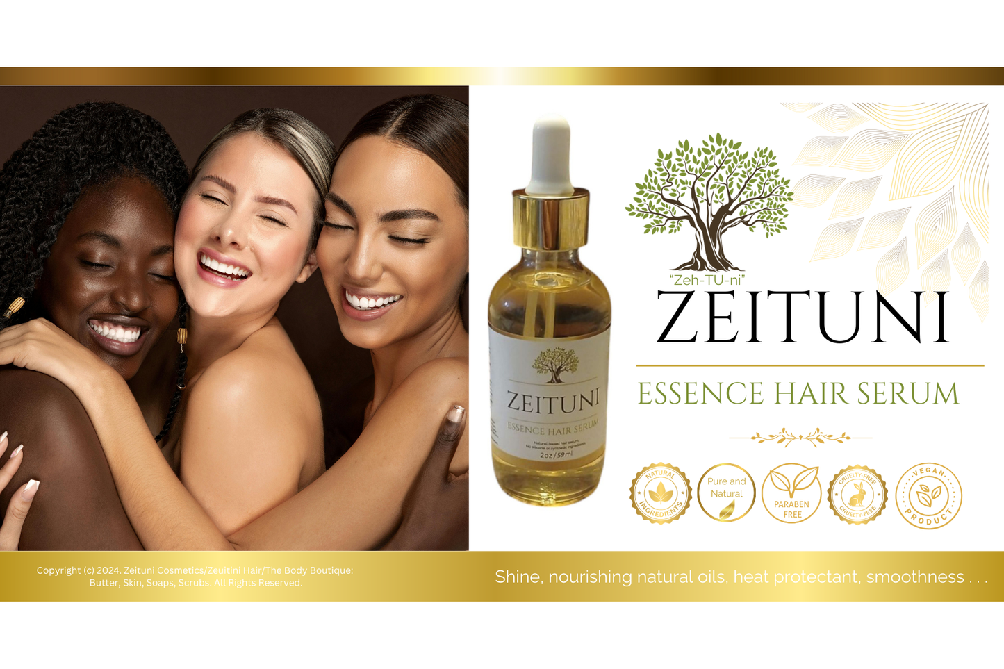 Zeituni Essence Hair Serum (2oz.)