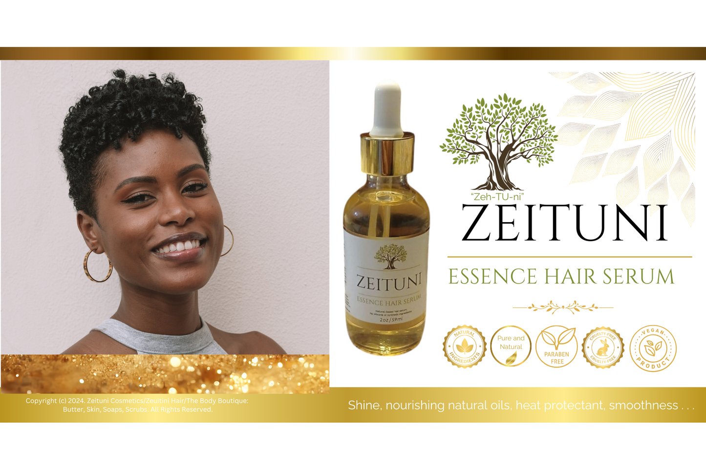 Zeituni Essence Hair Serum (2oz.)